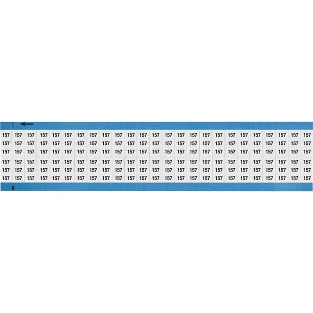 WM-157-SC-PK WIRE MARKER, 0.75 IN H