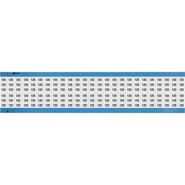 WM-125-SC-PK WIRE MARKER, 0.75 IN H