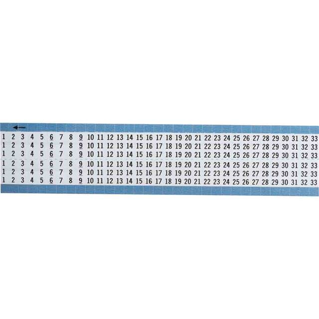 TWM-1-33-SC-PK WIRE MARKER, 0.75 IN H