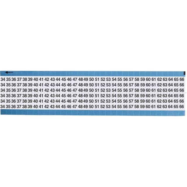 TWM-34-66-SC-PK WIRE MARKER, 0.75 IN H