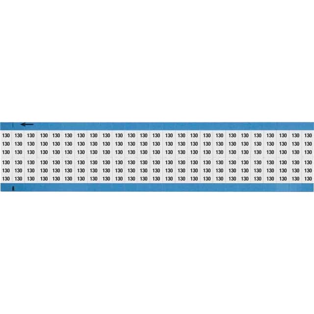 WM-130-SC-PK WIRE MARKER, 0.75 IN H