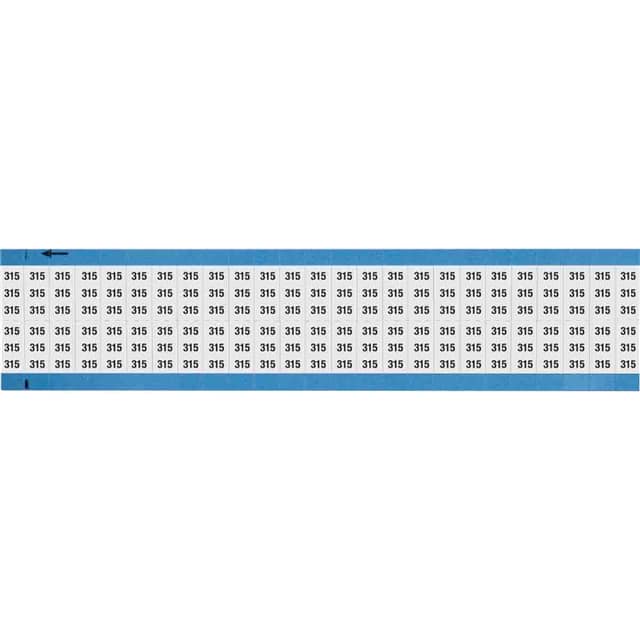 WM-315-SC-PK WIRE MARKER, 0.75 IN H