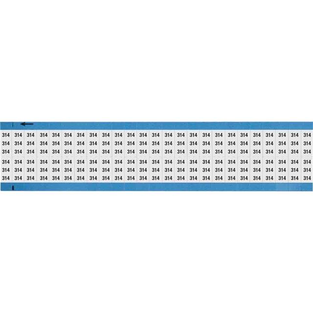 WM-314-SC-PK WIRE MARKER, 0.75 IN H