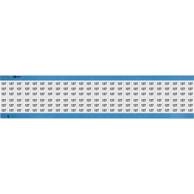 WM-127-SC-PK WIRE MARKER, 0.75 IN H