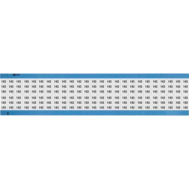 WM-143-SC-PK WIRE MARKER, 0.75 IN H