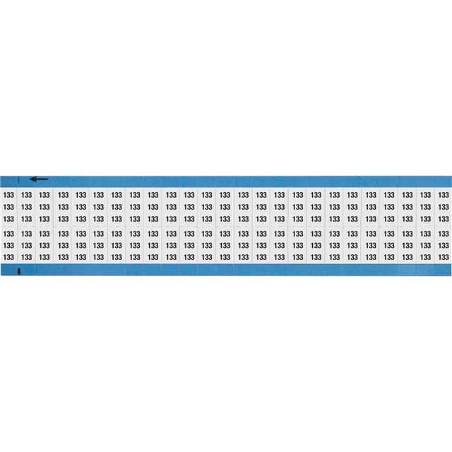 WM-133-SC-PK WIRE MARKER, 0.75 IN H