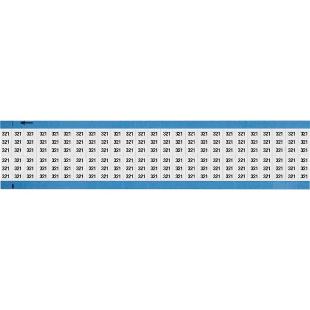 WM-321-SC-PK WIRE MARKER, 0.75 IN H