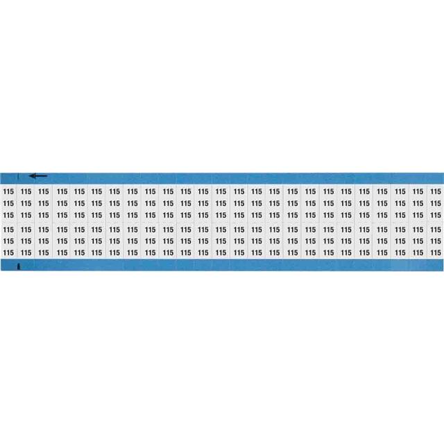 WM-115-SC-PK WIRE MARKER, 0.75 IN H