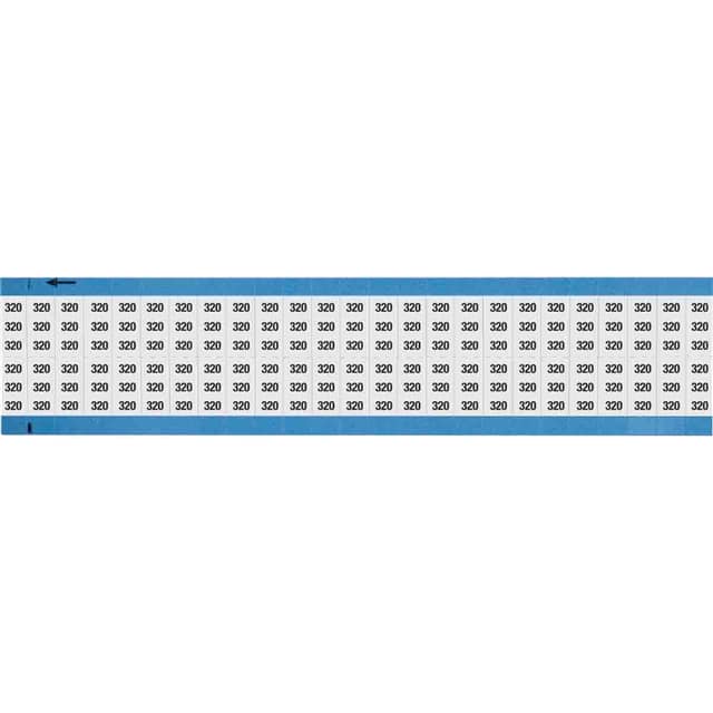 WM-320-SC-PK WIRE MARKER, 0.75 IN H