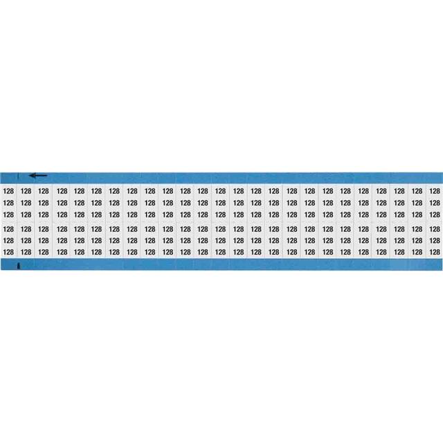 WM-128-SC-PK WIRE MARKER, 0.75 IN H