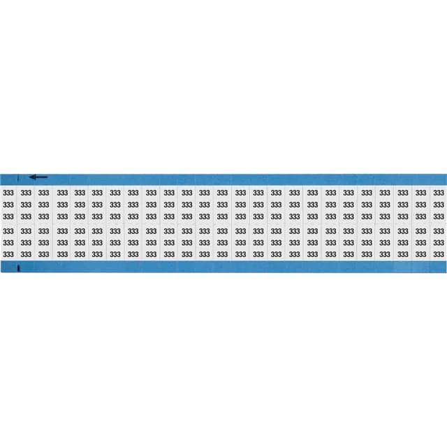 WM-333-SC-PK WIRE MARKER, 0.75 IN H