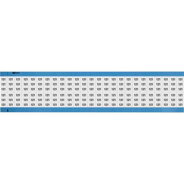 WM-121-SC-PK WIRE MARKER, 0.75 IN H