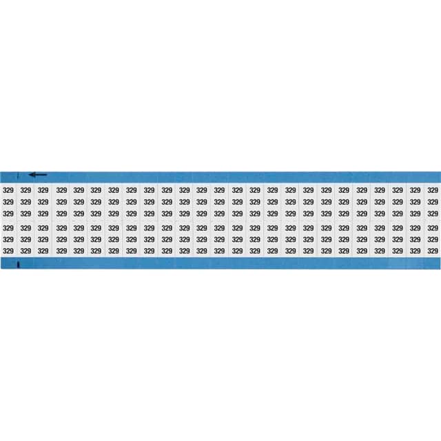 WM-329-SC-PK WIRE MARKER, 0.75 IN H