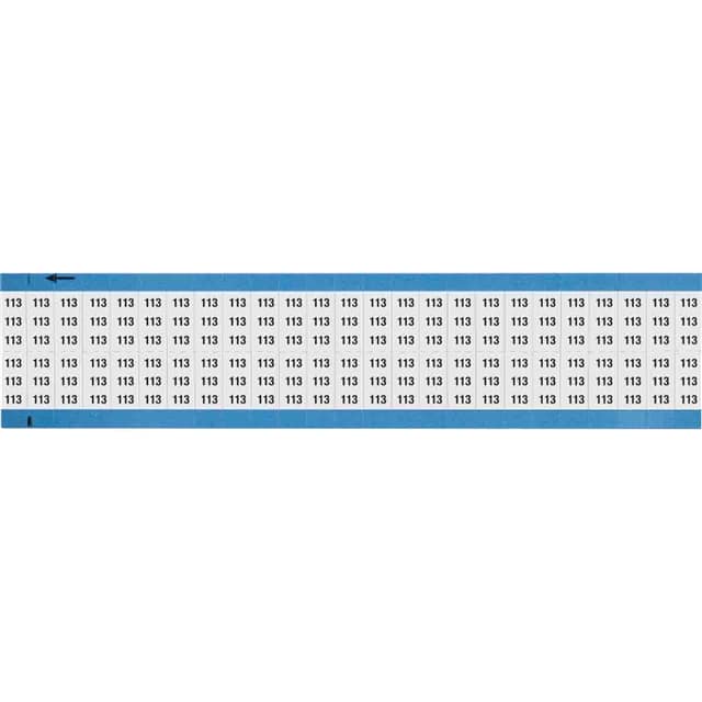 WM-113-SC-PK WIRE MARKER, 0.75 IN H