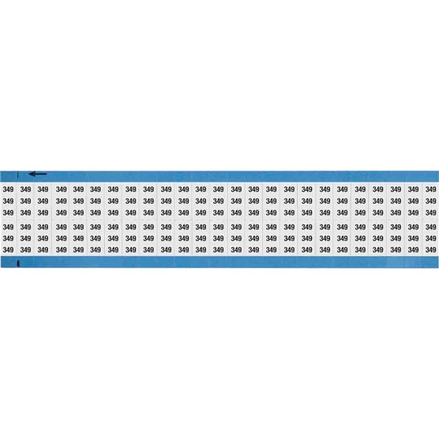WM-349-SC-PK WIRE MARKER, 0.75 IN H