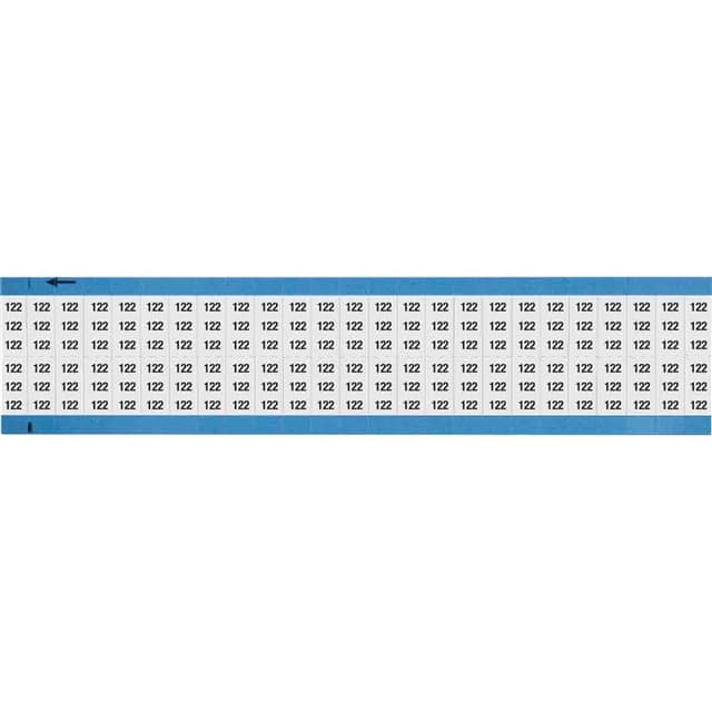 WM-122-SC-PK WIRE MARKER, 0.75 IN H