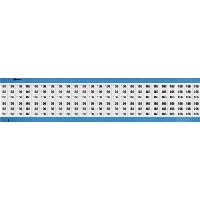 WM-166-SC-PK WIRE MARKER, 0.75 IN H