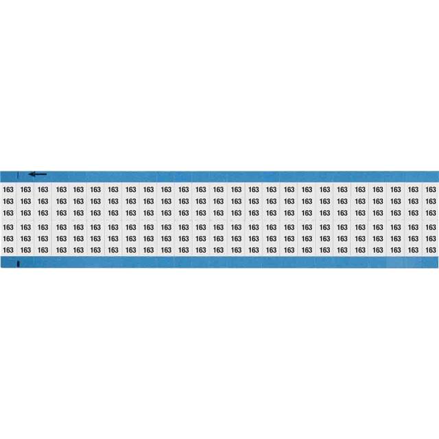 WM-163-SC-PK WIRE MARKER, 0.75 IN H