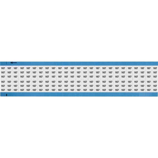 WM-167-SC-PK WIRE MARKER, 0.75 IN H