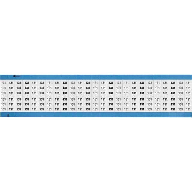 WM-131-SC-PK WIRE MARKER, 0.75 IN H
