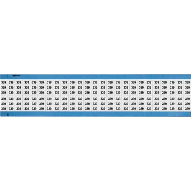 WM-339-SC-PK WIRE MARKER, 0.75 IN H