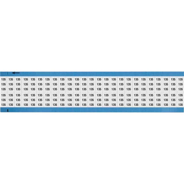 WM-135-SC-PK WIRE MARKER, 0.75 IN H