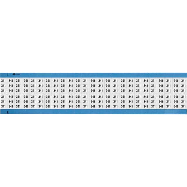 WM-341-SC-PK WIRE MARKER, 0.75 IN H