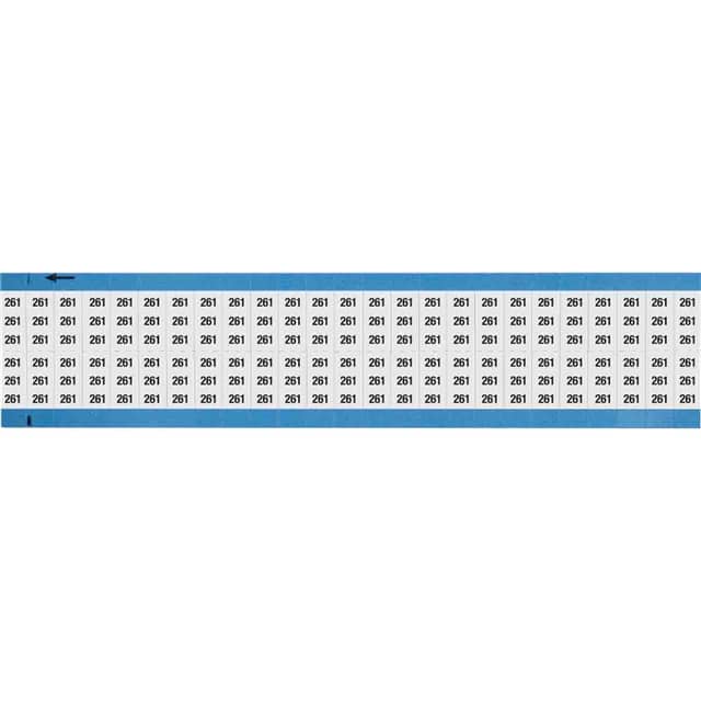 WM-261-SC-PK WIRE MARKER, 0.75 IN H