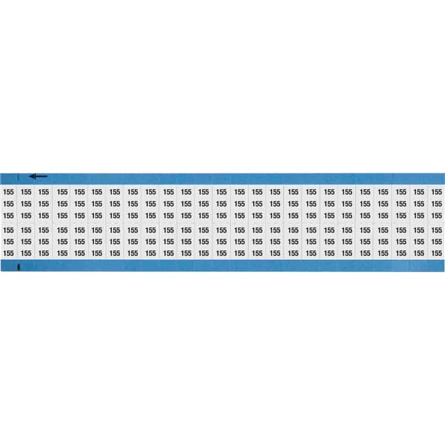 WM-155-SC-PK WIRE MARKER, 0.75 IN H