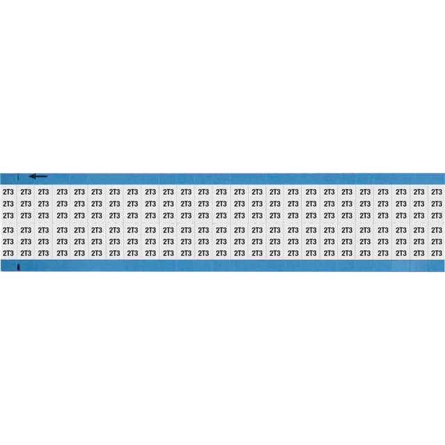 WM-2T3-SC-PK WIRE MARKER, 0.75 IN H