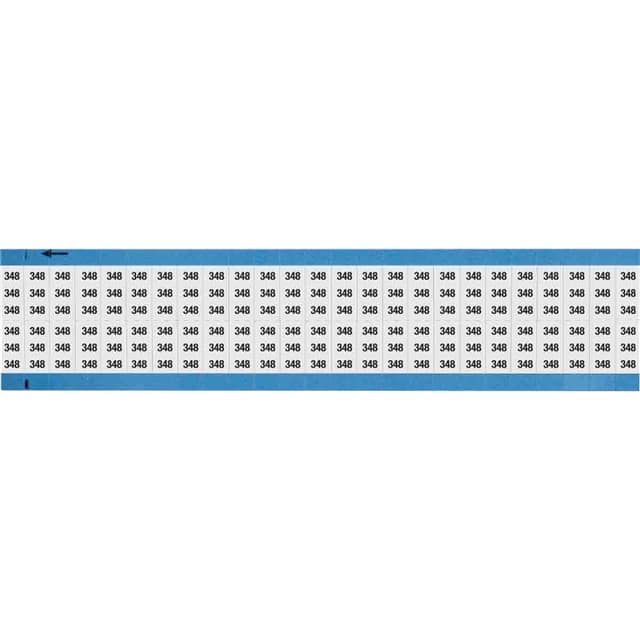WM-348-SC-PK WIRE MARKER, 0.75 IN H