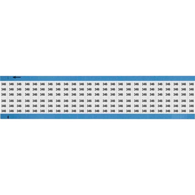 WM-346-SC-PK WIRE MARKER, 0.75 IN H