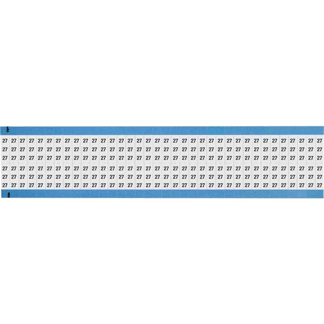 WM-27-SC-PK WIRE MARKER, 0.75 IN H