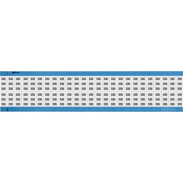 WM-335-SC-PK WIRE MARKER, 0.75 IN H