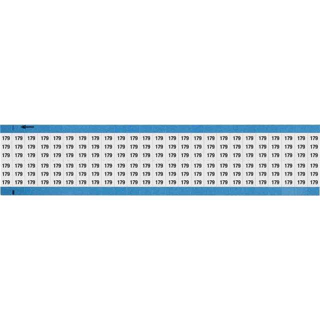 WM-179-SC-PK WIRE MARKER, 0.75 IN H