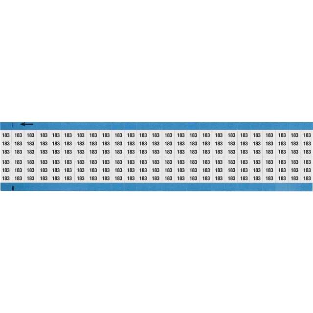 WM-183-SC-PK WIRE MARKER, 0.75 IN H