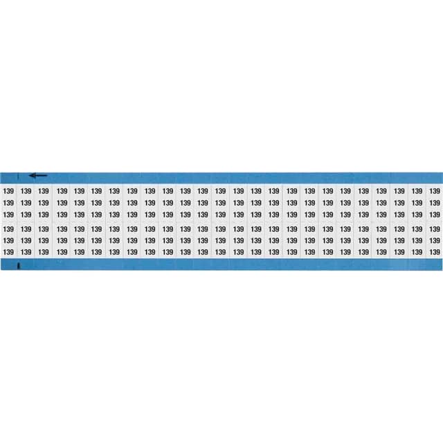 WM-139-SC-PK WIRE MARKER, 0.75 IN H