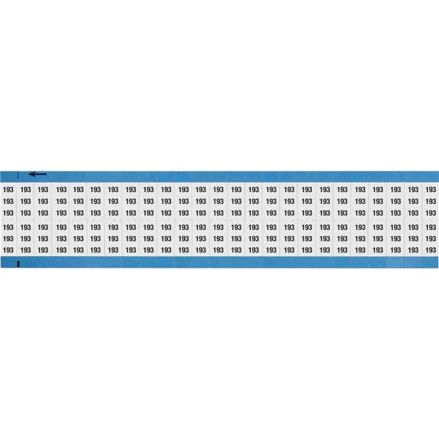 WM-193-SC-PK WIRE MARKER, 0.75 IN H