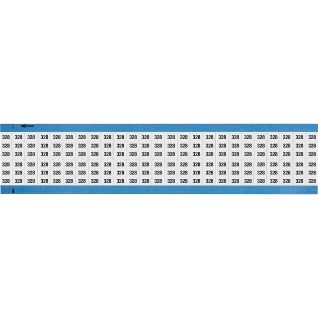 WM-328-SC-PK WIRE MARKER, 0.75 IN H