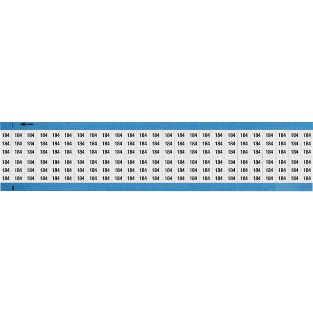 WM-184-SC-PK WIRE MARKER, 0.75 IN H