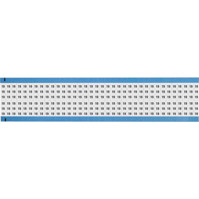 WM-19-SC-PK WIRE MARKER, 0.75 IN H