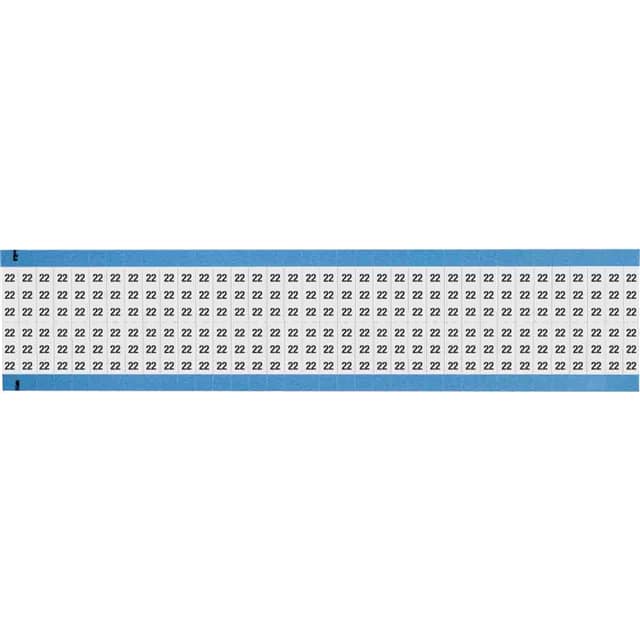 WM-22-SC-PK WIRE MARKER, 0.75 IN H
