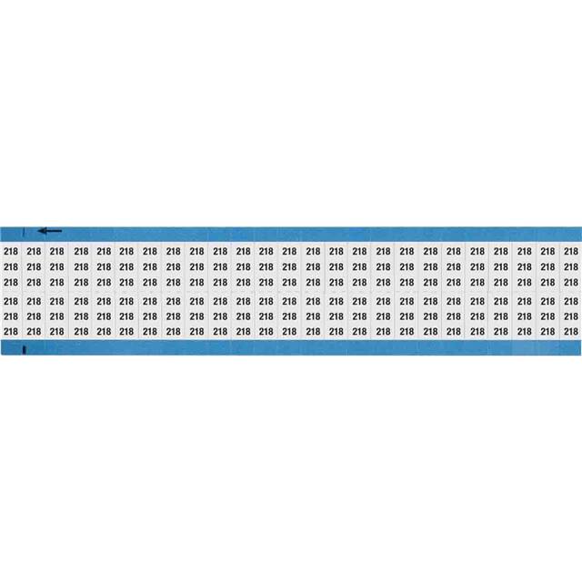 WM-218-SC-PK WIRE MARKER, 0.75 IN H