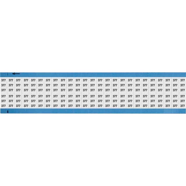 WM-377-SC-PK WIRE MARKER, 0.75 IN H