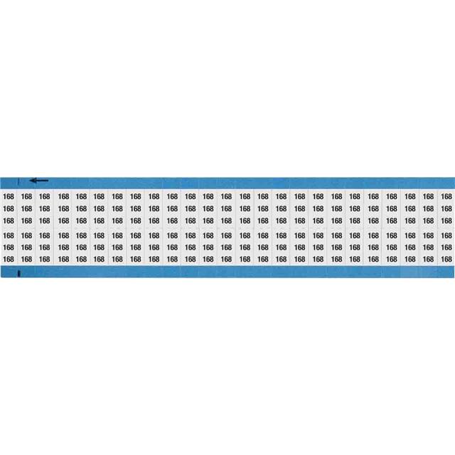 WM-168-SC-PK WIRE MARKER, 0.75 IN H