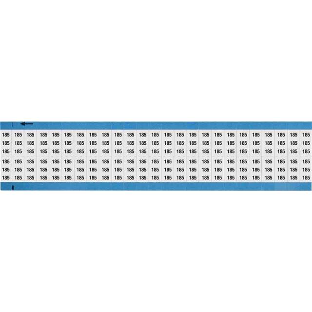 WM-185-SC-PK WIRE MARKER, 0.75 IN H