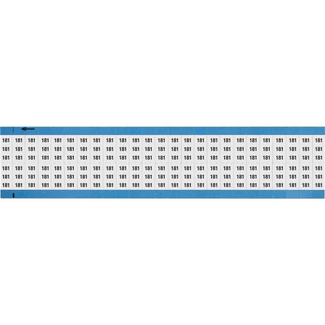 WM-181-SC-PK WIRE MARKER, 0.75 IN H