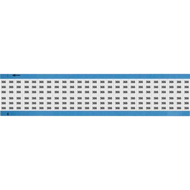 WM-366-SC-PK WIRE MARKER, 0.75 IN H