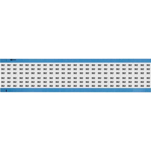 WM-362-SC-PK WIRE MARKER, 0.75 IN H