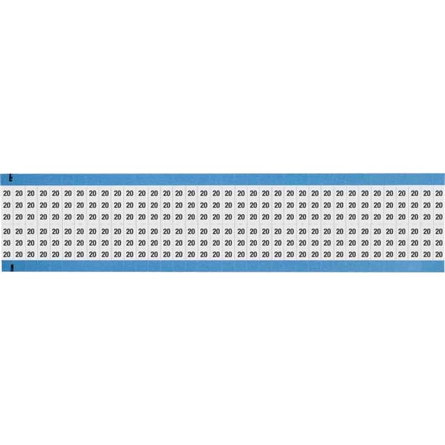 WM-20-SC-PK WIRE MARKER, 0.75 IN H
